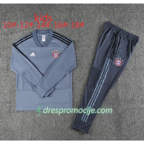 FC Bayern München Dječji Komplet Sweatshirts Siva 2018/19 FC Bayern München Dječji Komplet Sweatshirts Siva 2018/19